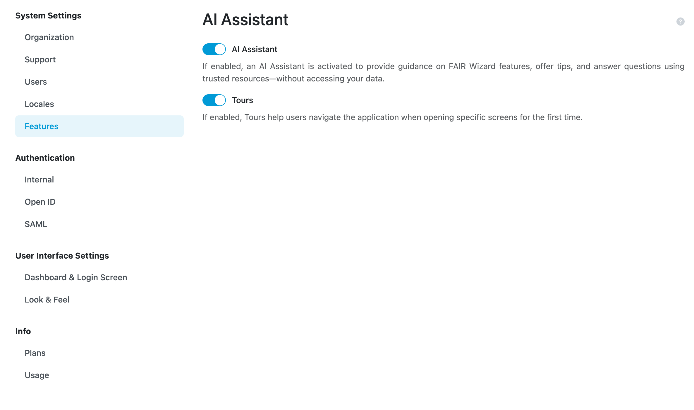 Features - FAIR Wizard 4.22 documentation